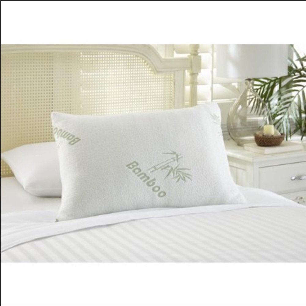 Bamboo memory foam pillow soft